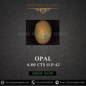 4.80 Carat Natural Opal Stone