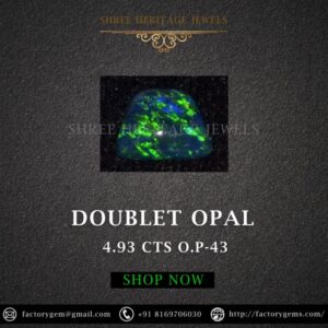 4.93 Carat Doublet Opal Stone