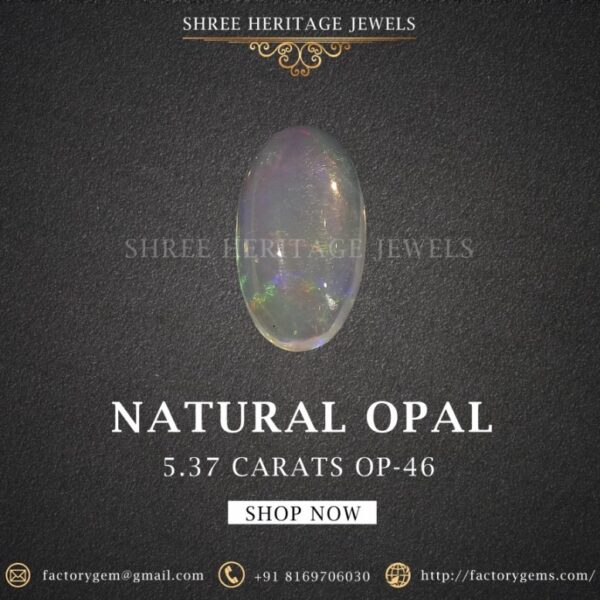 5.37 Carat Natural Opal Stone
