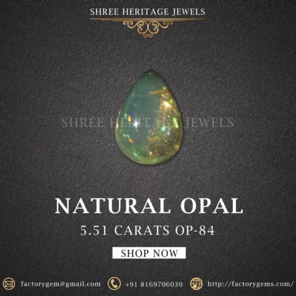 5.51 Carat Natural Opal Stone