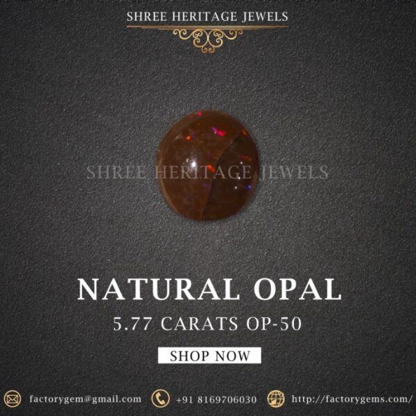 5.77 Carat Natural Opal Stone