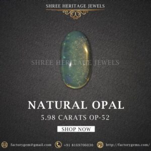 5.98 Carat Natural Opal Stone