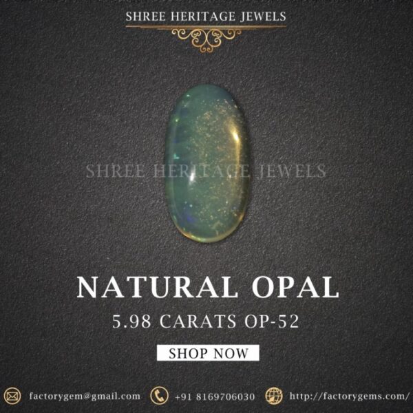 6.03 Carat Natural Opal Stone