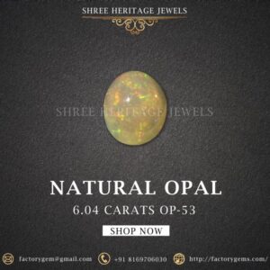 6.04 Carat Natural Opal Stone