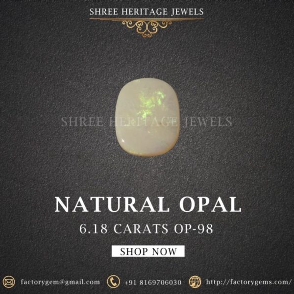 6.18 Carat Natural Australian Opal Stone