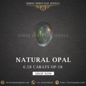 6.58 Carat Natural Opal Stone