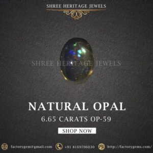 6.65 Carat Natural Opal Stone