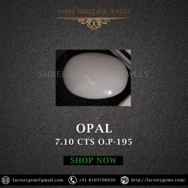 7.10 Carat Natural Australian Opal Stone