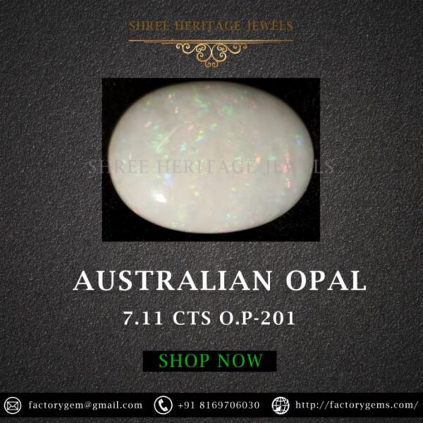 7.11 Carat Natural Australian Opal Stone