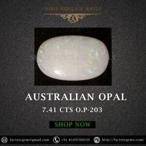 7.41 Carat Natural Australian Opal Stone