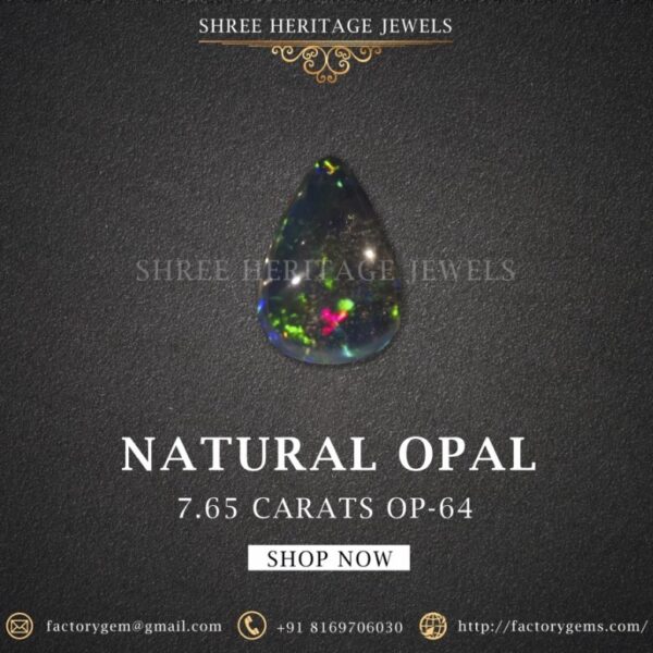 7.65 Carat Natural Opal Stone