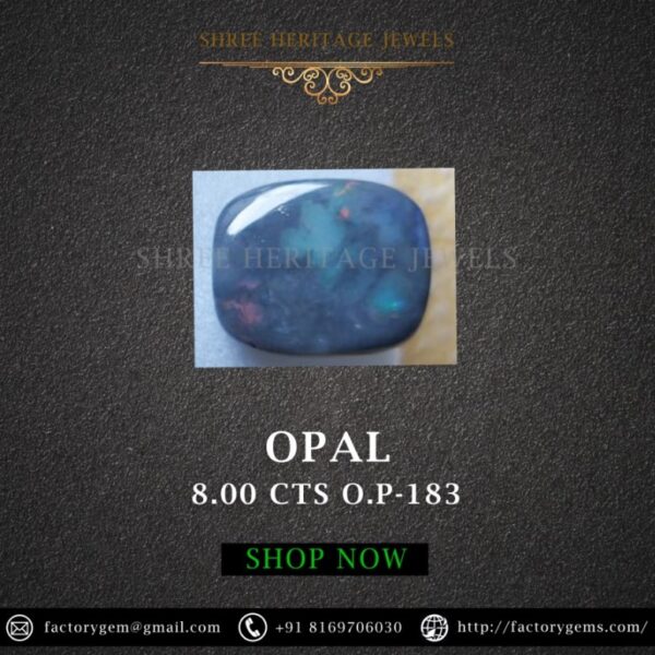 8.00 Carat Natural Opal Stone
