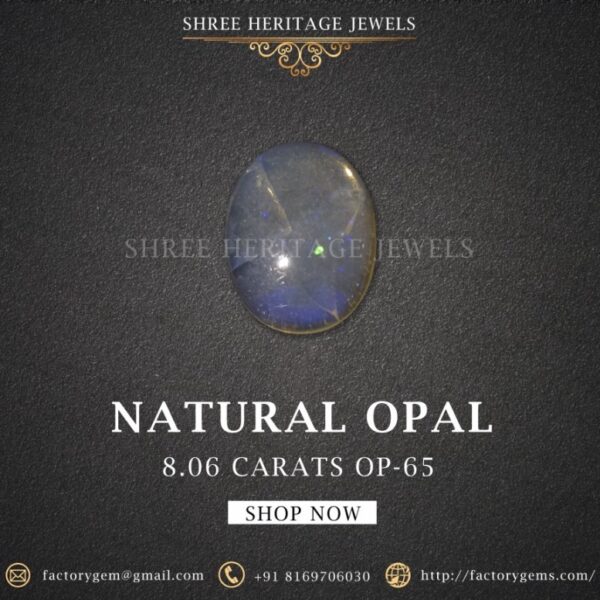 8.06 Carat Natural Opal Stone