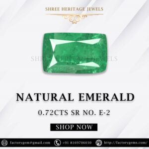0.72 Carat Natural Emerald stone