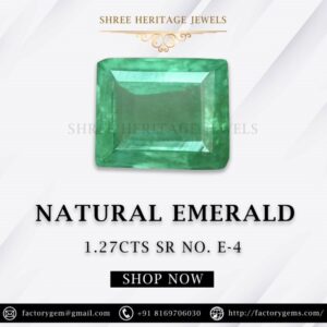 1.27 A Carat Natural emerald Stone