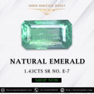1.43 Carat Natural Emerald Stone