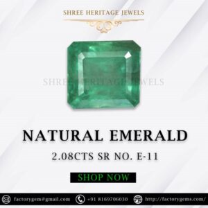 2.08 Carat Natural Emerald Stone