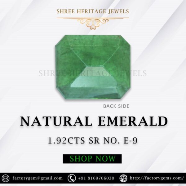 1.92 Carat Natural Emerlad Stone - Image 3