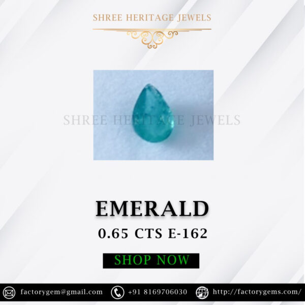 0.65 Carat Natural Emerald Stone