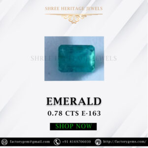 0.78 Carat Natural Emerald Stone