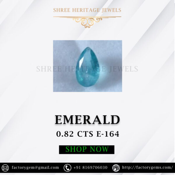 0.82 Carat Natural Emerald Stone