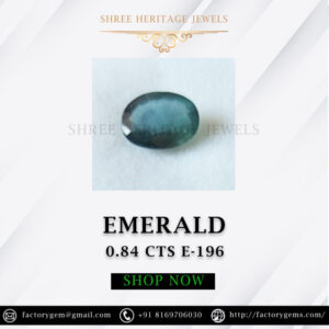 0.84 Carat Natural Emerald Stone