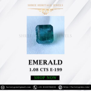 1.08 Carat Natural Emerald Stone