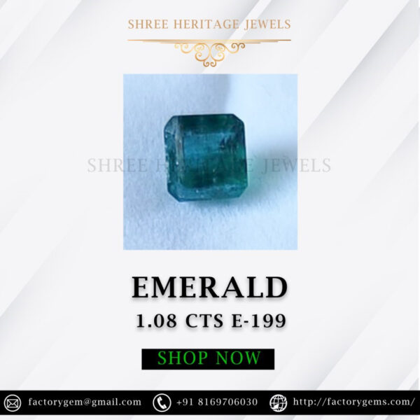 1.08 Carat Natural Emerald Stone