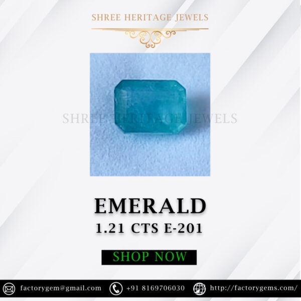 1.21 Carat Natural Emerald Stone