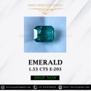 1.53 Carat Natural Emerald Stone