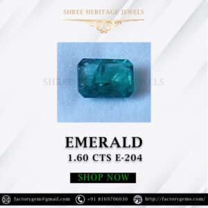 1.60 Carat Natural Emerald Stone
