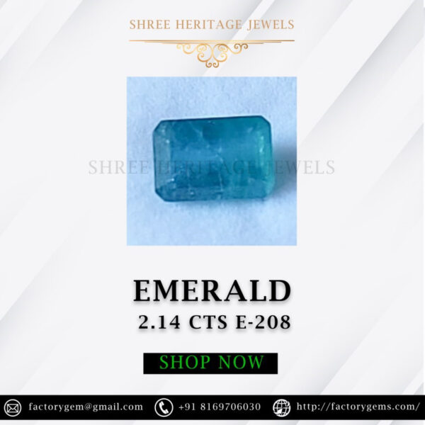 2.14 Carat Natural Emerald Stone