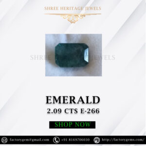 2.09 Carat Natural Emerald Stone