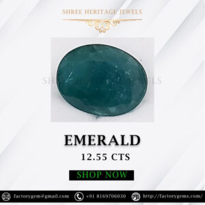 12.55 Carat Natural Emerald Stone