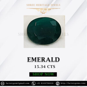 15.34 Carat Natural Emerald Stone