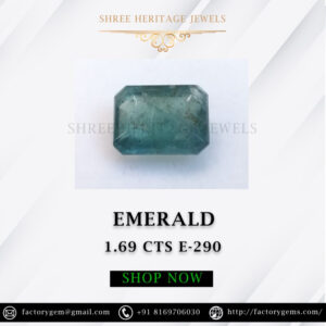1.69 Carat Natural Emerald stone