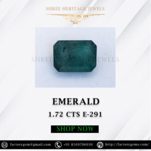 1.72 Carat Natural Emerald stone