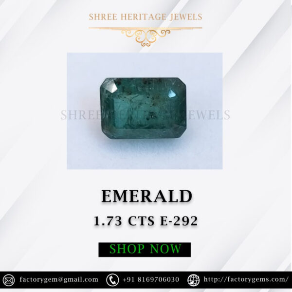 1.73 Carat Natural Emerald stone