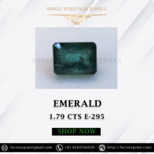 1.79 Carat Natural Emerald stone
