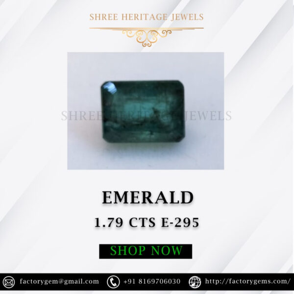 1.79 Carat Natural Emerald stone