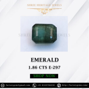 1.86 Carat Natural Emerald stone