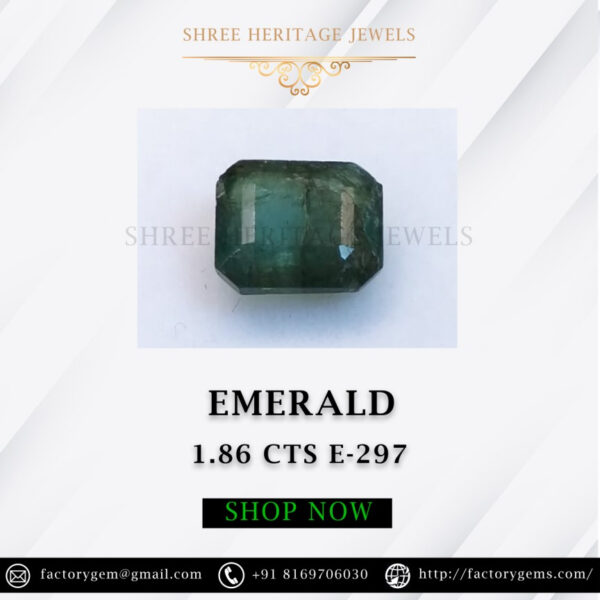 1.86 Carat Natural Emerald stone