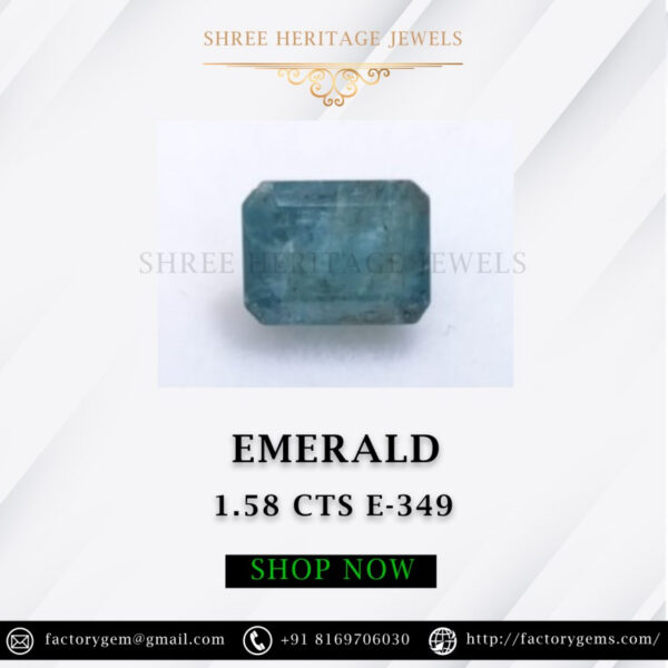 1.58 Carat Natural Emerald stone