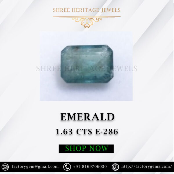 1.63 Carat Natural Emerald stone