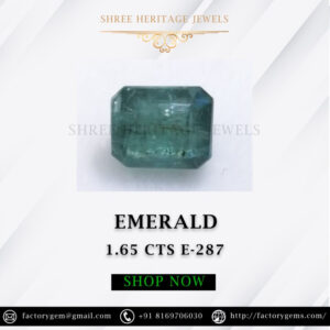 1.65 Carat Natural Emerald stone