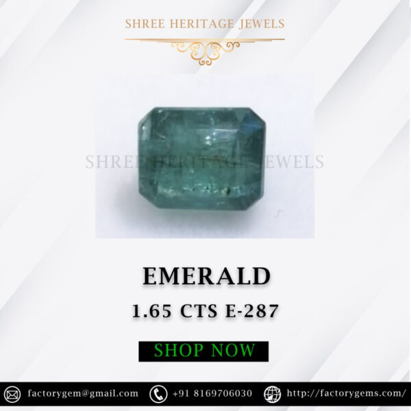 1.65 Carat Natural Emerald stone
