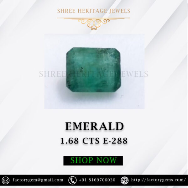 1.68 Carat Natural Emerald stone