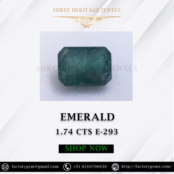 1.74 Carat Natural Emerald stone