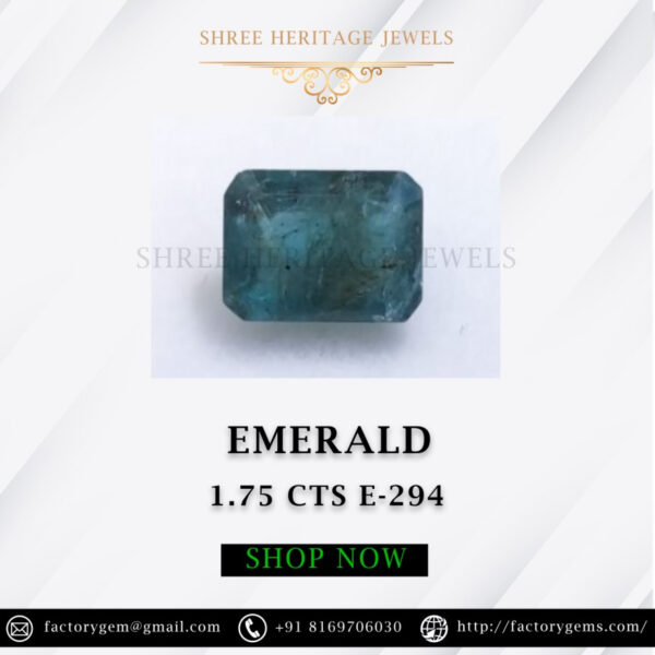 1.75 Carat Natural Emerald stone