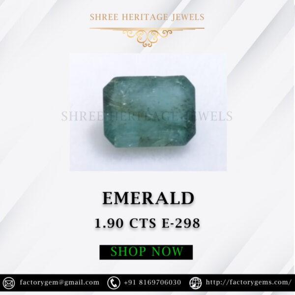 1.90 Carat Natural Emerald stone